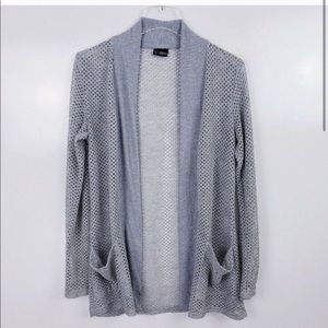 Day Trip Gray Knit Long Cardigan Sweater